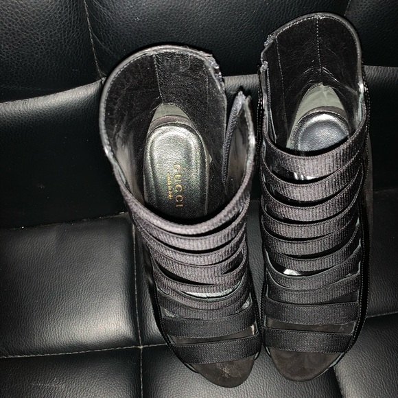 Gucci authentic 35 12CM heel  shoes like brand new - Picture 4 of 6